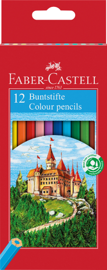 Billede af Farveblyant Faber-Castell Slot (12)