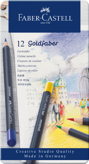 Billede af Faber-Castell Goldfaber farveblyant (12)