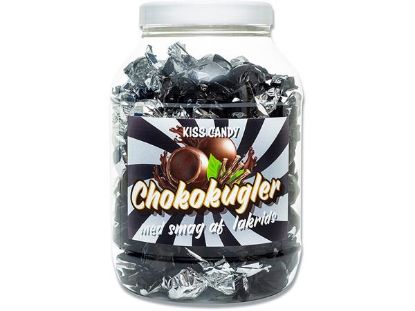 Billede af Kiss Candy Chokokugler 1000g