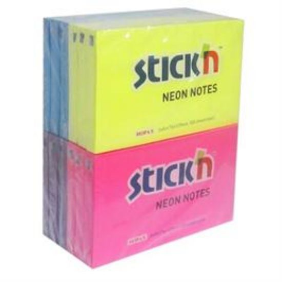 Billede af Stick'n notes 76x127mm neon 