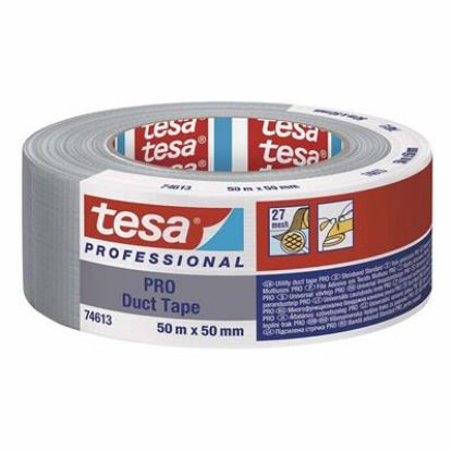 Billede af Lærredstape Tesa 74613 grå 50mmx50m.