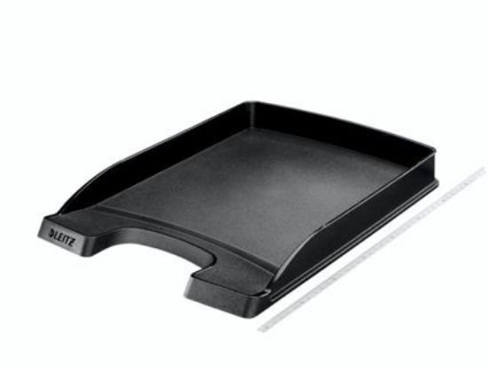Billede af Brevbakke Leitz Plus Slimline sort