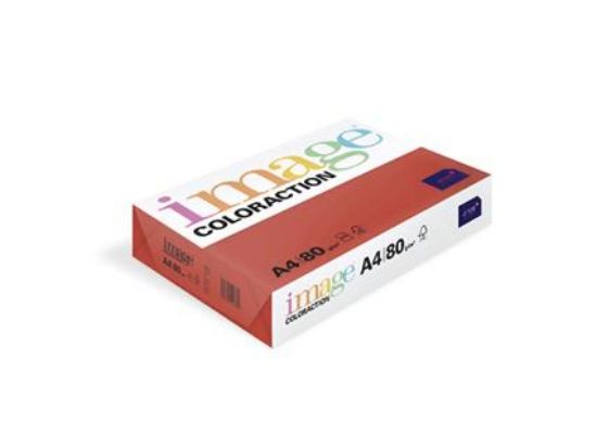 Billede af Kopipapir A4 Deep red Chile