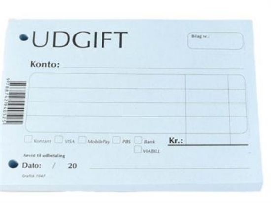 Billede af Udgiftsbilag Grafisk 1047