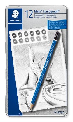 Billede af Blyant Staedtler Lumograph Mars 100 G12