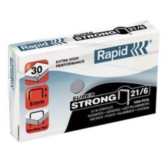 Billede af Hæfteklammer 21/6 G Super Strong