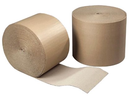 Billede af Bølgepap brun 40cm x 70m