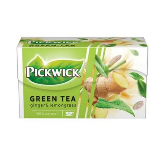 Billede af Pickwick grøn te Ingefær & Citron