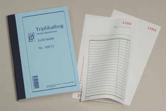 Billede af Triplikatbog Grafisk 10013
