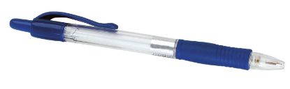 Billede af Kuglepen m. trykknap blå