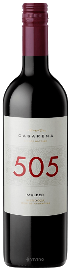 Billede af Rødvin Casarena 505 Malbec