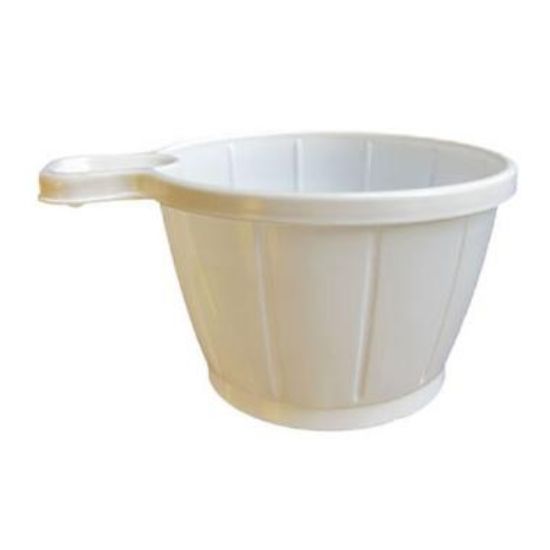 Billede af Plastikkop m/hank hvid