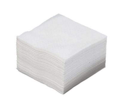 Billede af Servietter 24x24 hvid 1-lags (500)