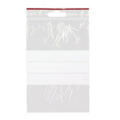 Billede af Lynlåspose 100x150mm m/ skrivefelt