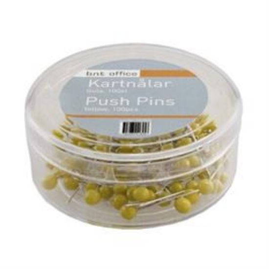 Billede af Kortnåle 4mmx  20mm gul