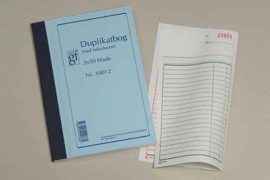 Billede af Duplikatbog Grafisk 10012