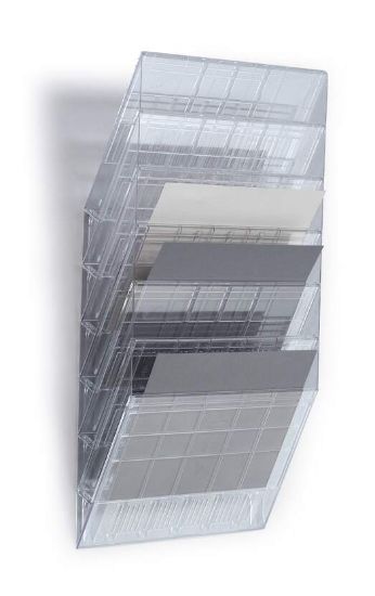 Billede af Brochureholder Flexiboxx tværformat 6 fag klar