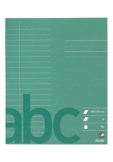 Billede af Skolehæfte 17x21 cm 20 linjer