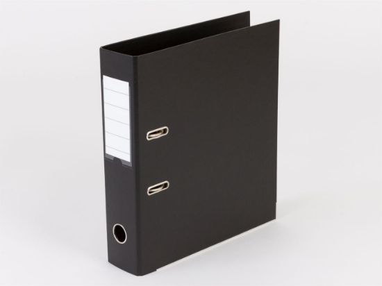 Billede af Brevordner Q-Line A4 sort 75mm