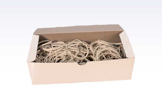 Billede af Gummibånd 100x10mm. hvid 