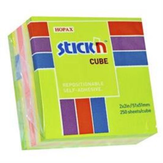 Billede af Notes Stick'n cube mini 51x51mm. grøn