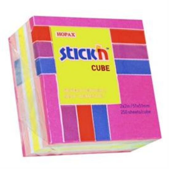 Billede af Notes Stick'n cube mini 51x51mm. rosa