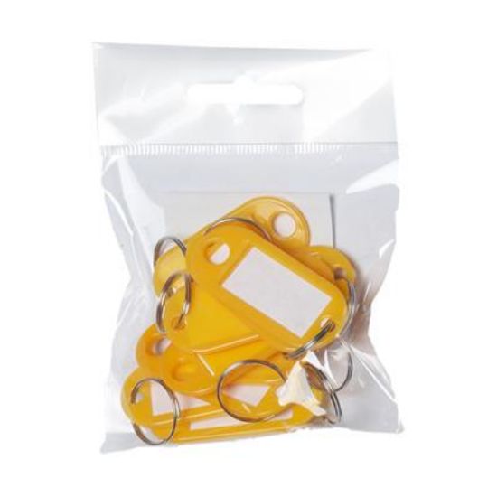 Billede af Nøglevedhæng BNT plast gul (10)