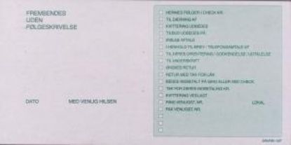 Billede af Følgeskrivelse Grafisk 1037