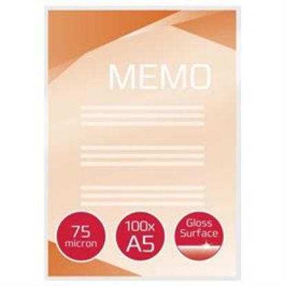Billede af Lamineringslomme A5 75 mic.