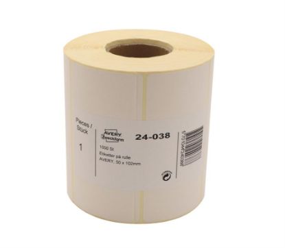 Billede af Etiket Avery 24-038 hvid 50x102mm