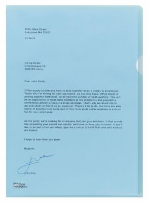 Billede af Plastomslag Esselte A4 blå