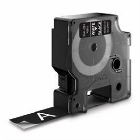 Billede af Labeltape DYMO 19mm hvid/sort