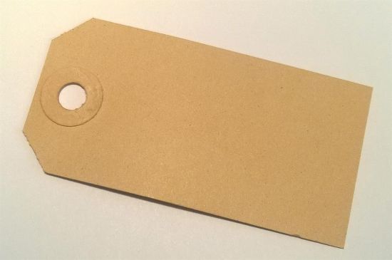 Billede af Manillamærker 40x80mm