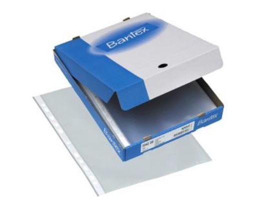 Billede af Plastlommer A4 0,09 mm åben top