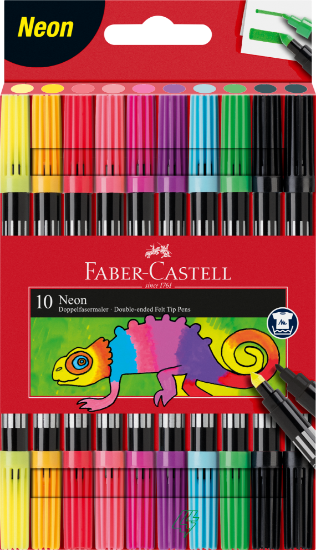Billede af Tusser dobbelt neon Faber-Castell 151109