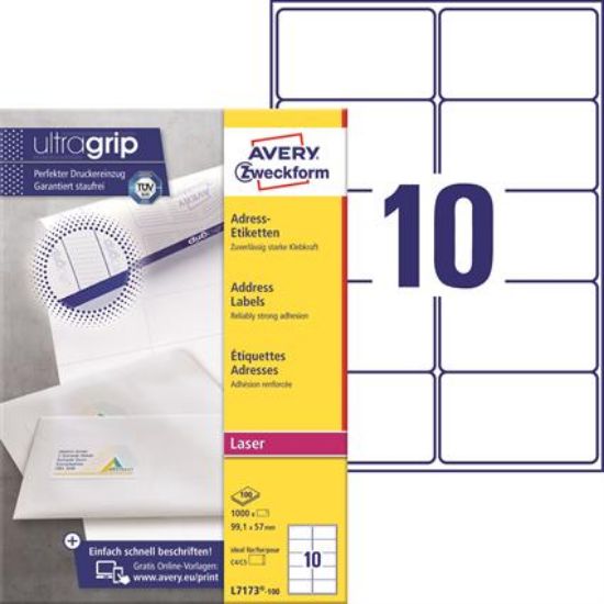 Billede af Laserlabels Avery L7173-100