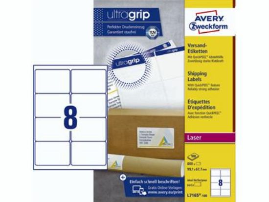 Billede af Laserlabel Avery L7165-100