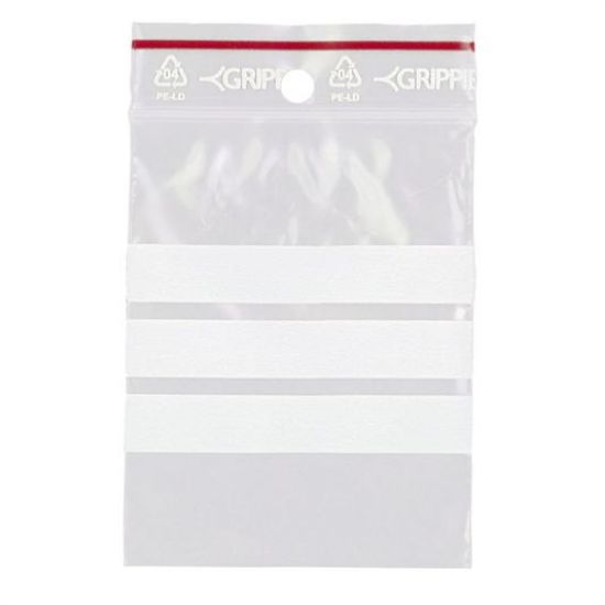 Billede af Lynlåspose 60x80mm m/ skrivefelt