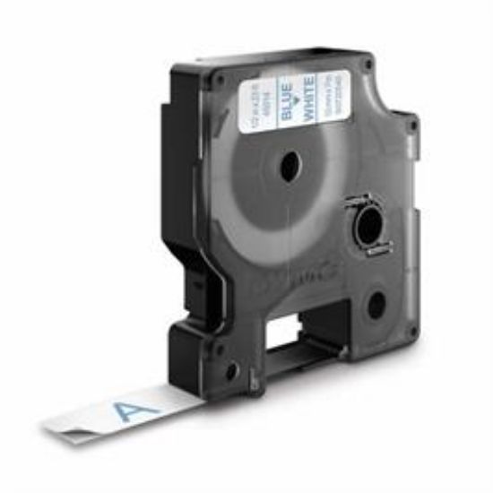 Billede af Labeltape DYMO 12mm Blå/hvid