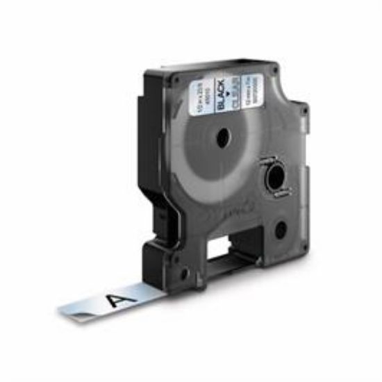 Billede af Labeltape DYMO 12mm sort/klar