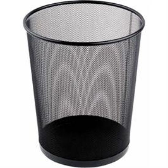 Billede af Papirkurv tråd metal sort 18l.