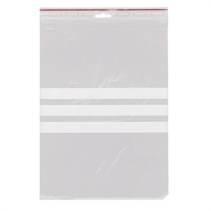 Billede af Lynlåspose 230x320mm m/ skrivefelt