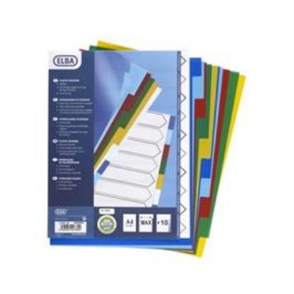 Billede af Faneblade Elba A4 Maxi 10-delt