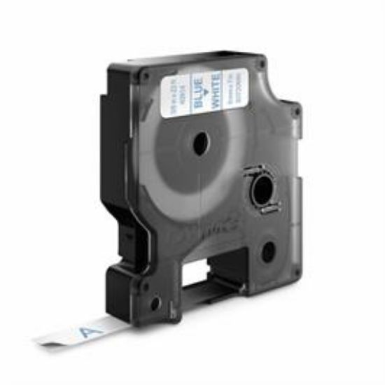 Billede af Labeltape DYMO 9mm blå/hvid