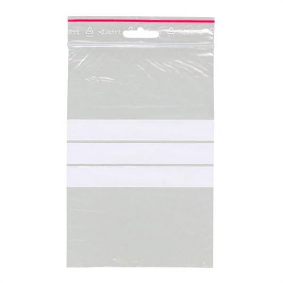 Billede af Lynlåspose 120x180mm m/ skrivefelt