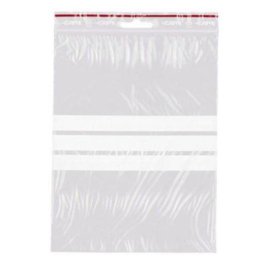 Billede af Lynlåspose 150x200mm m/ skrivefelt