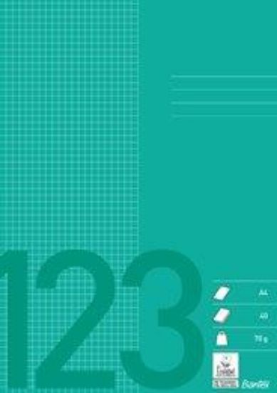 Billede af Skolehæfte A4 kvadreret