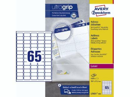 Billede af Laserlabels Avery L7651-100