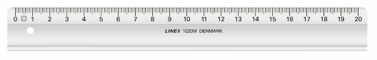 Billede af Lineal Linex 1020M 20 cm.