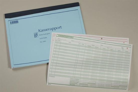 Billede af Kasserapport Grafisk 2404